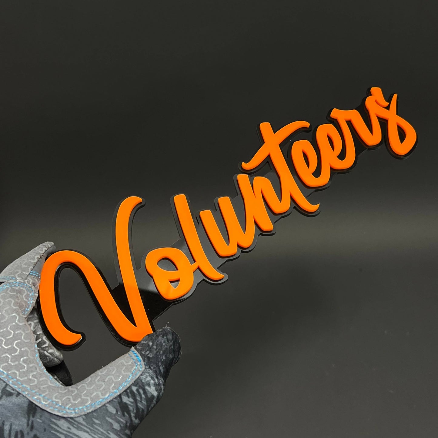 1PC Volunteers 3D Acrylic Badge - Car Truck Emblem Fender Tailgate Trunk Sticker