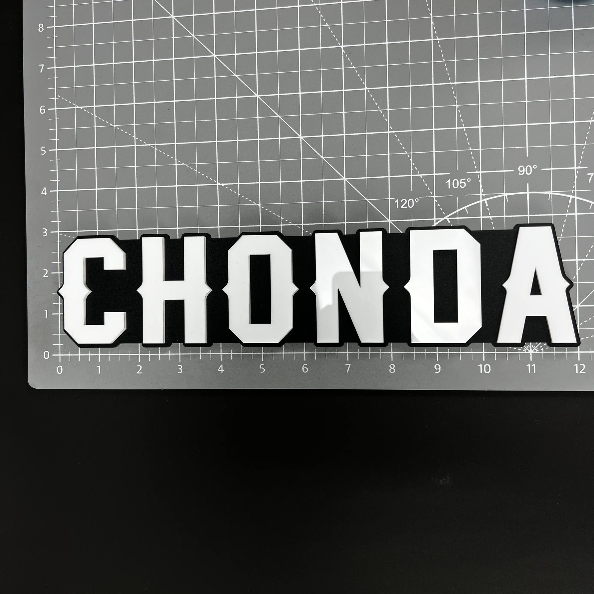 1PC CHONDA 3D Acrylic Badge - Car Truck Emblem Fender Tailgate Trunk Sticker