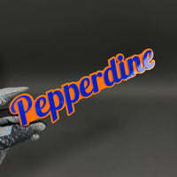 1PC Pepperdine 3D Acrylic Badge - Car Truck Emblem Fender Tailgate Trunk Sticker