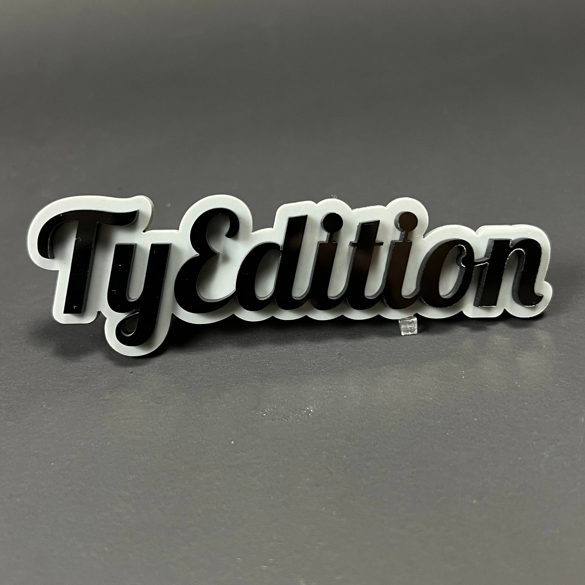 1PC TyEdition 3D Acrylic Badge - Car Truck Emblem Fender Tailgate Trunk Sticker