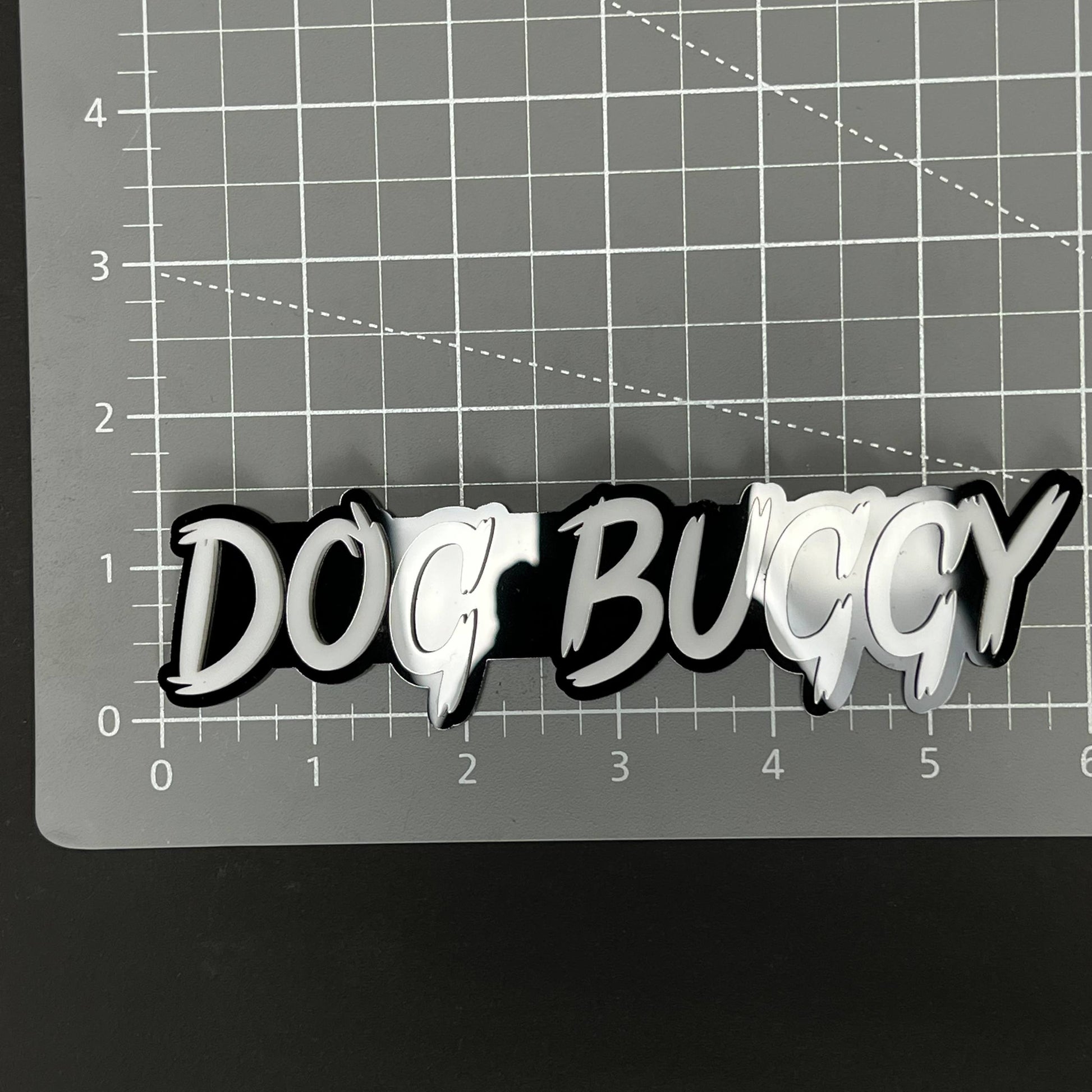 1PC DOG BUGGY 3D Acrylic Badge - Car Truck Emblem Fender Tailgate Trunk Sticker