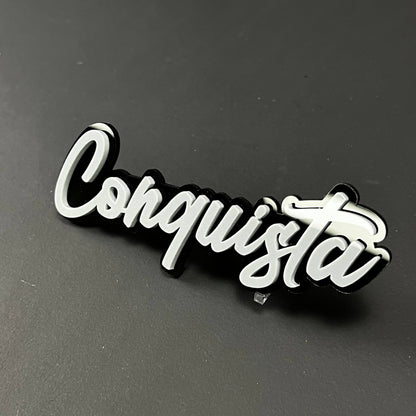 1PC Conquista 3D Acrylic Badge - Car Truck Emblem Fender Tailgate Trunk Sticker