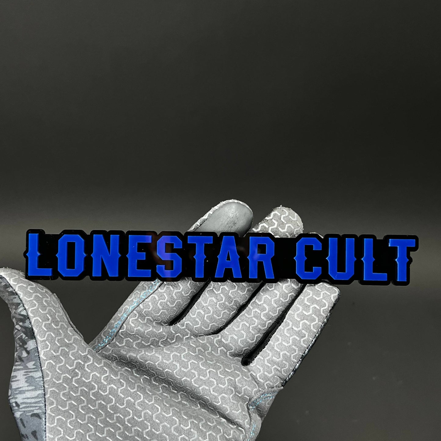 1PC LONESTAR CULT 3D Acrylic Badge - Car Truck Emblem Fender Sticker