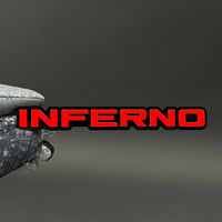1PC INFERNO 3D Acrylic Badge - Car Truck Emblem Fender Tailgate Trunk Sticker