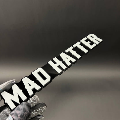 1PC MAD HATTER 3D Acrylic Badge - Car Truck Emblem Fender Tailgate Trunk Sticker