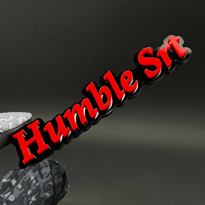 1PC Humble Srt 3D Acrylic Badge - Car Truck Emblem Fender Tailgate Trunk Sticker