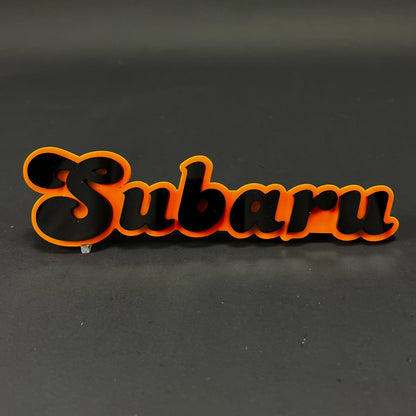 1PC Subaru 3D Acrylic Badge - Car Truck Emblem Fender Tailgate Trunk Sticker