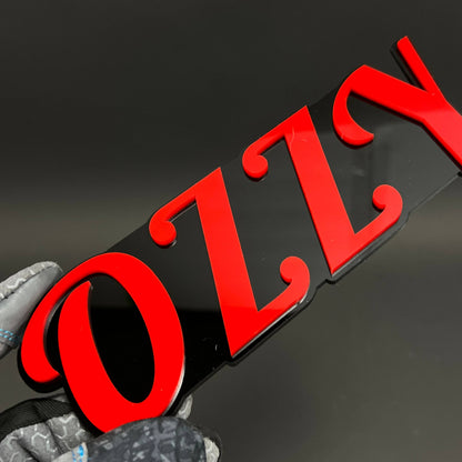 1PC OZZY 3D Acrylic Badge - Car Truck Emblem Fender Tailgate Trunk Sticker