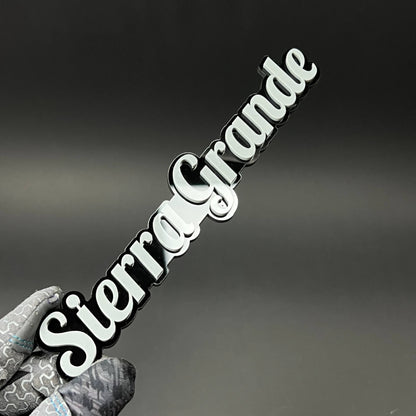 1PC Sierra Grande 3D Acrylic Badge - Car Truck Emblem Fender Sticker