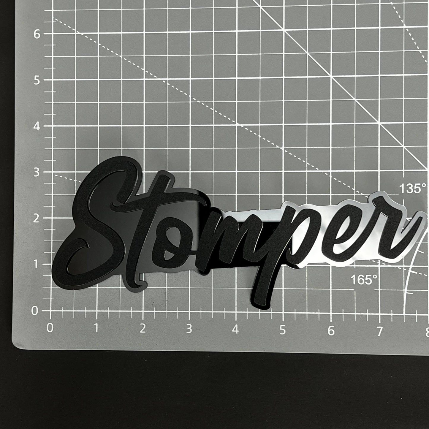 1PC Stomper 3D Acrylic Badge - Car Truck Emblem Fender Tailgate Trunk Sticker