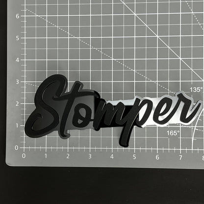 1PC Stomper 3D Acrylic Badge - Car Truck Emblem Fender Tailgate Trunk Sticker