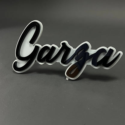 1PC Garza 3D Acrylic Badge - Car Truck Emblem Fender Tailgate Trunk Sticker