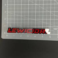 1PC LEWICIDAL 3D Acrylic Badge - Car Truck Emblem Fender Tailgate Trunk Sticker