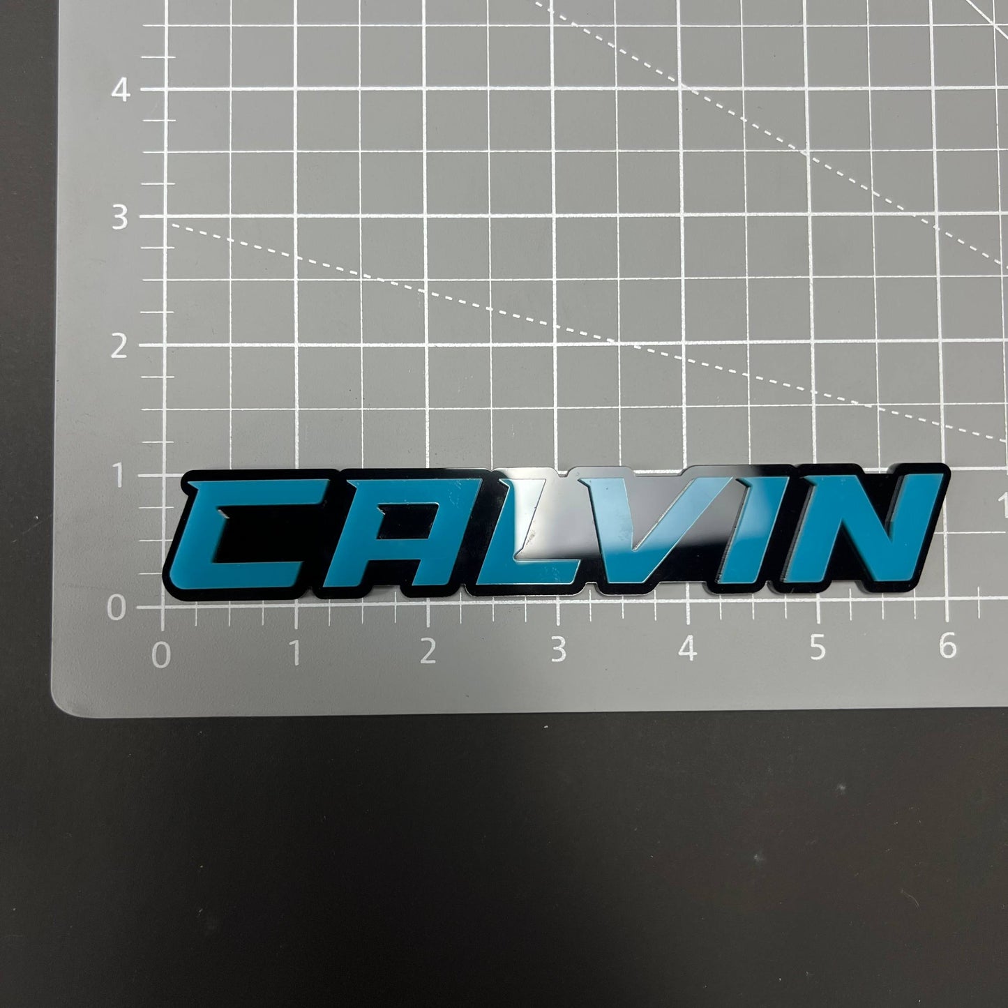 1PC CALVIN 3D Acrylic Badge - Car Truck Emblem Fender Tailgate Trunk Sticker