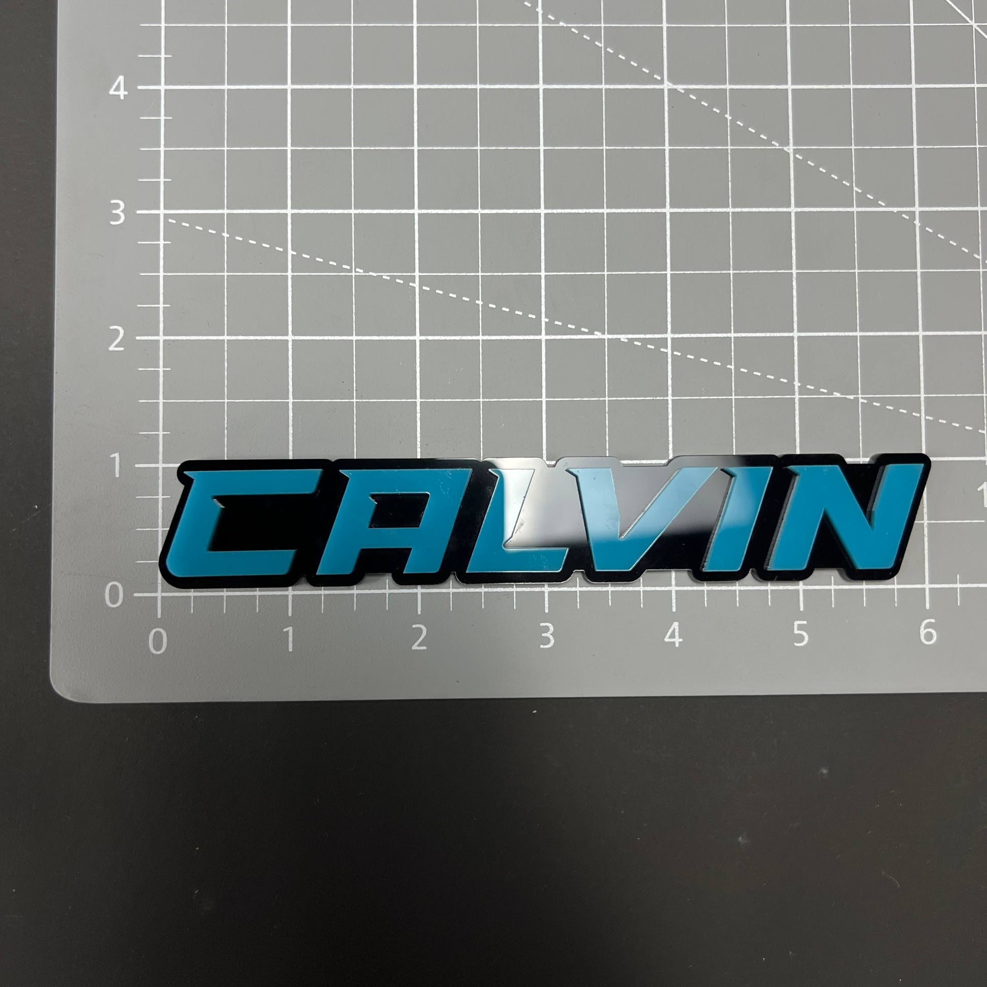 1PC CALVIN 3D Acrylic Badge - Car Truck Emblem Fender Tailgate Trunk Sticker