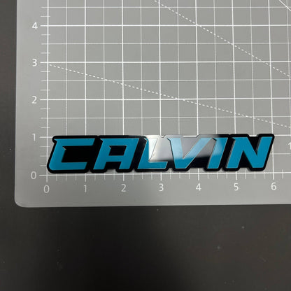 1PC CALVIN 3D Acrylic Badge - Car Truck Emblem Fender Tailgate Trunk Sticker