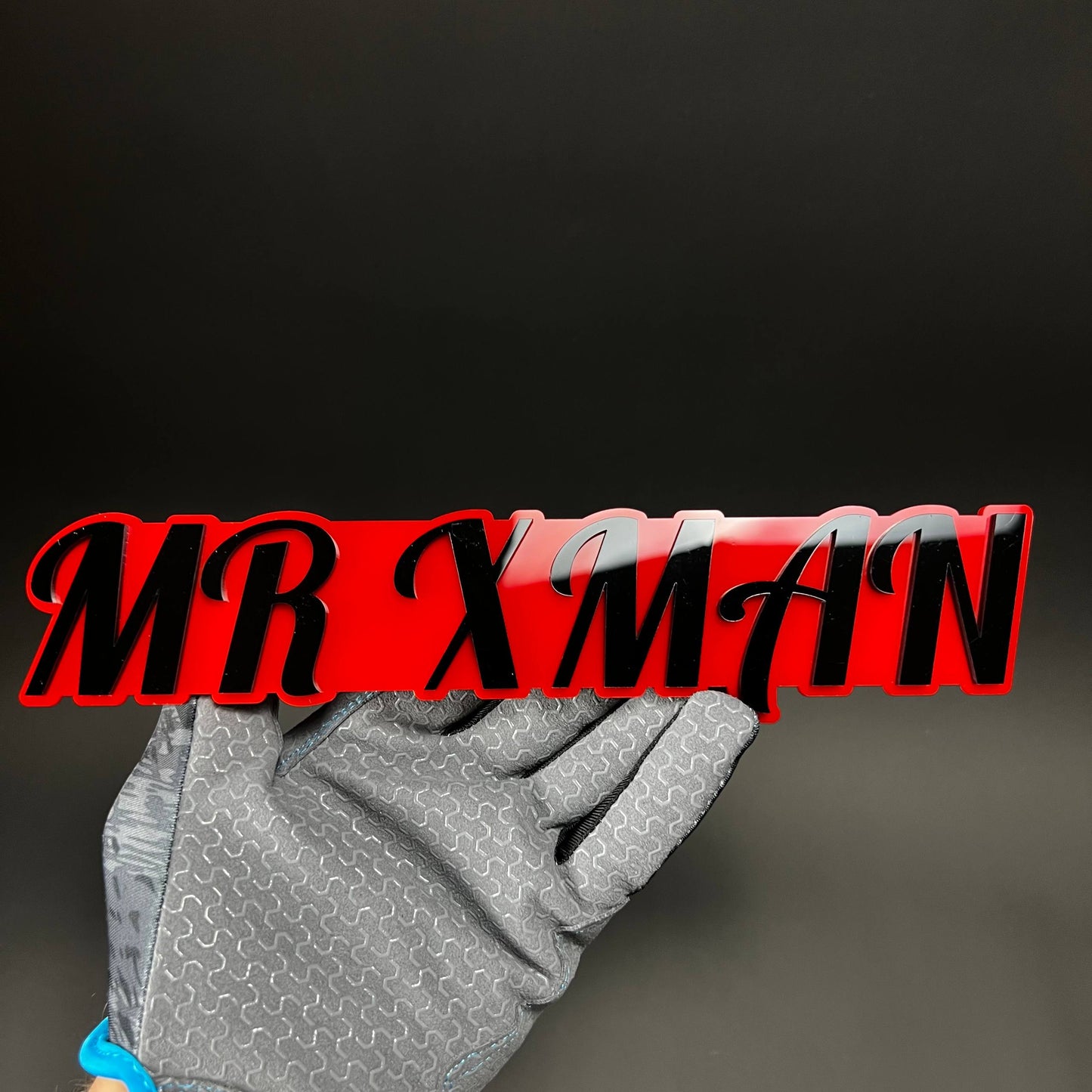 1PC MR XMAN 3D Acrylic Badge - Car Truck Emblem Fender Tailgate Trunk Sticker