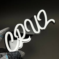 1PC CRUZ 3D Acrylic Badge - Car Truck Emblem Fender Tailgate Trunk Sticker