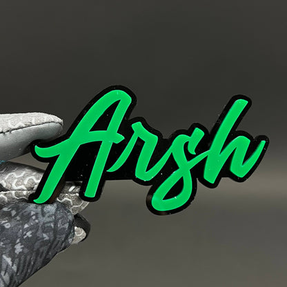 1PC Arsh 3D Acrylic Badge - Car Truck Emblem Fender Tailgate Trunk Sticker