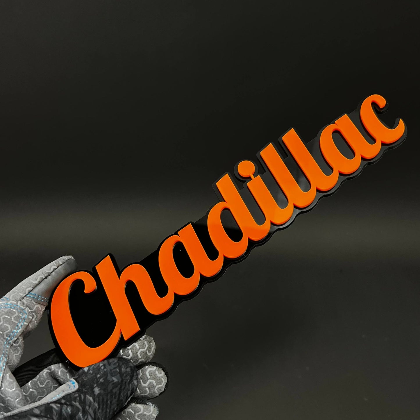 1PC Chadillac 3D Acrylic Badge - Car Truck Emblem Fender Tailgate Trunk Sticker