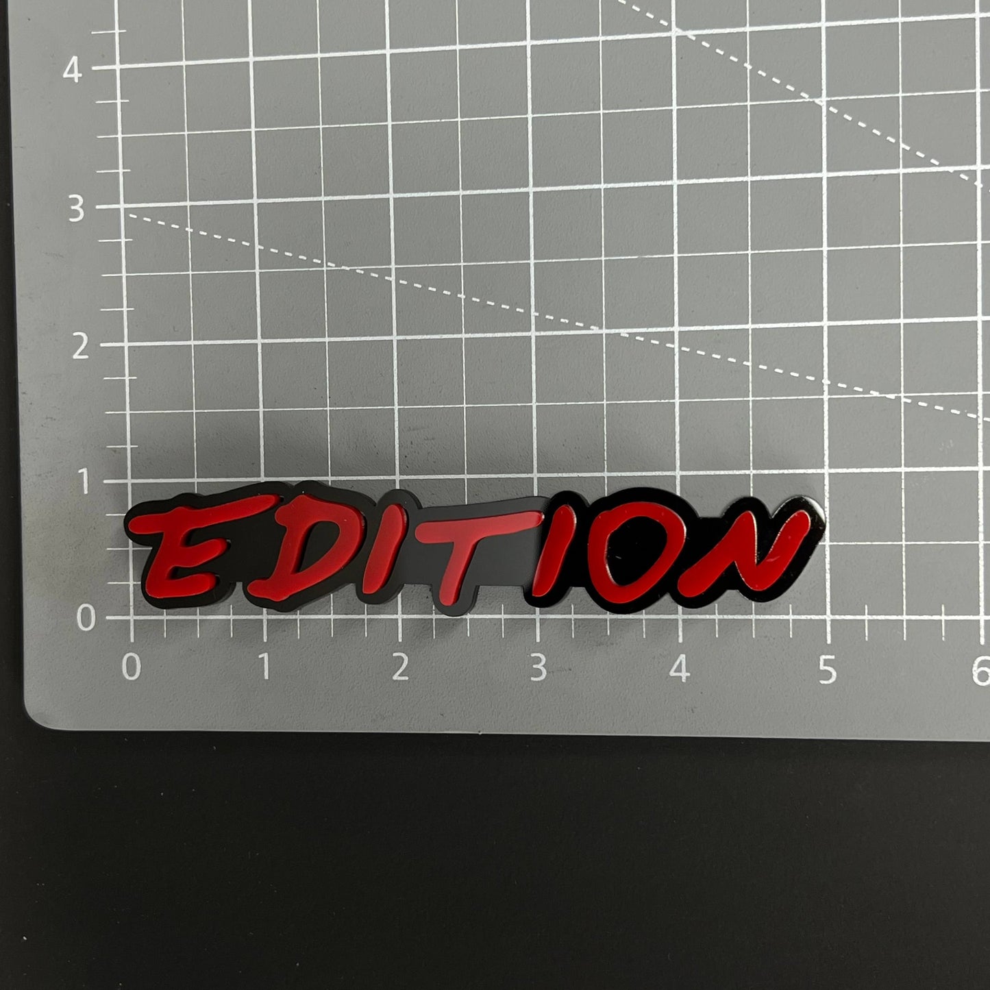 1PC EDITION 3D Acrylic Badge - Car Truck Emblem Fender Tailgate Trunk Sticker