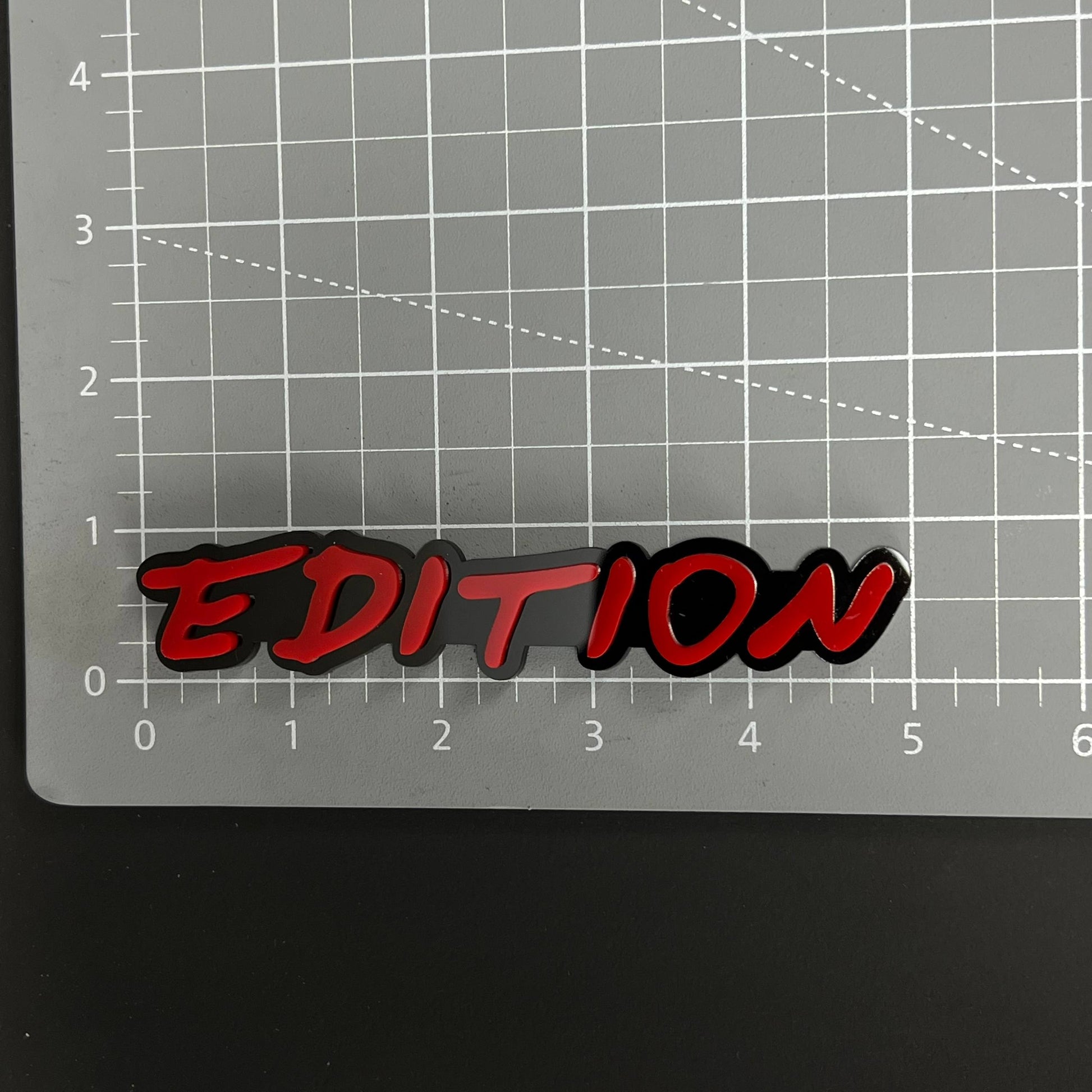 1PC EDITION 3D Acrylic Badge - Car Truck Emblem Fender Tailgate Trunk Sticker
