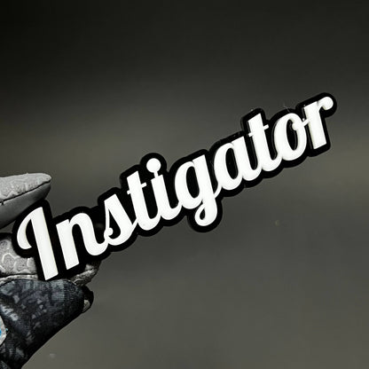 1PC Instigator 3D Acrylic Badge - Car Truck Emblem Fender Tailgate Trunk Sticker