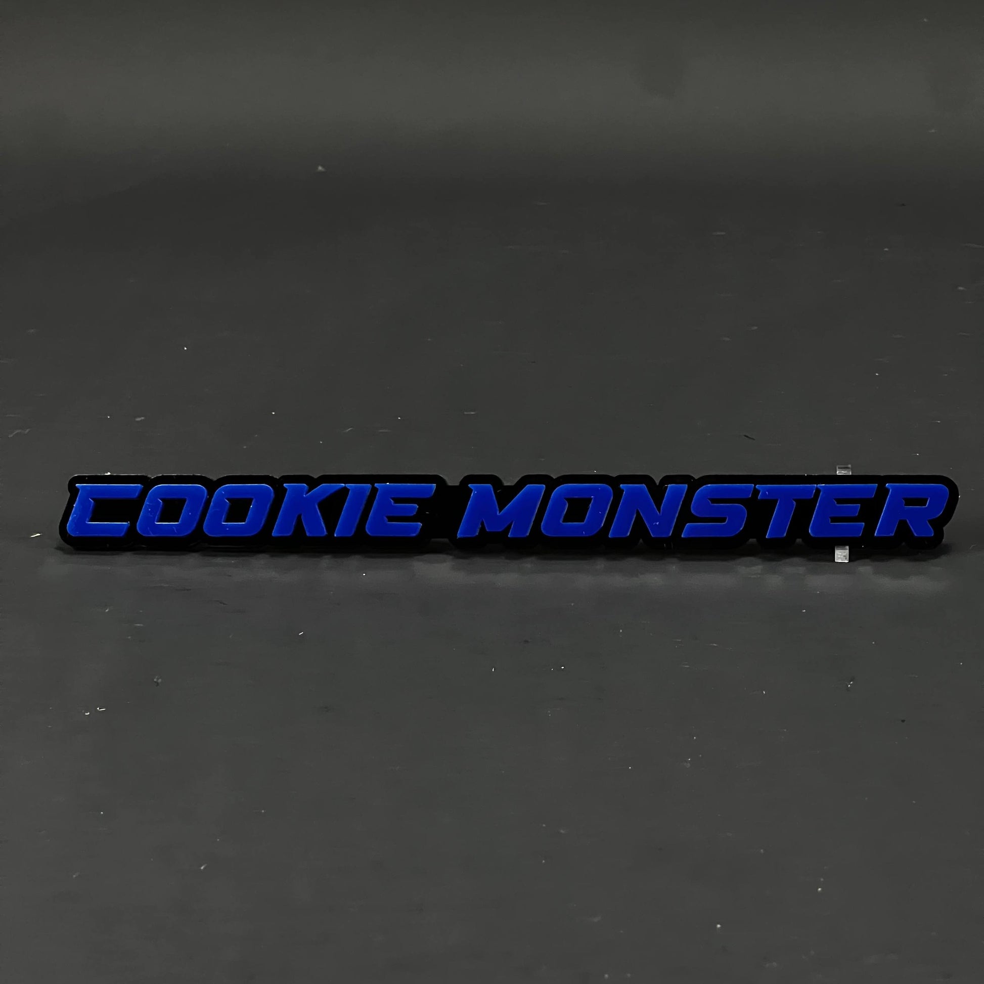 1PC COOKIE MONSTER 3D Acrylic Badge - Car Truck Emblem Fender Sticker