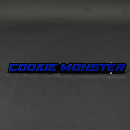 1PC COOKIE MONSTER 3D Acrylic Badge - Car Truck Emblem Fender Sticker
