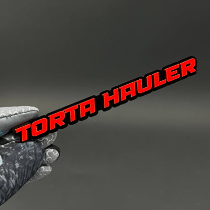 1PC TORTA HAULER 3D Acrylic Badge - Car Truck Emblem Fender Sticker