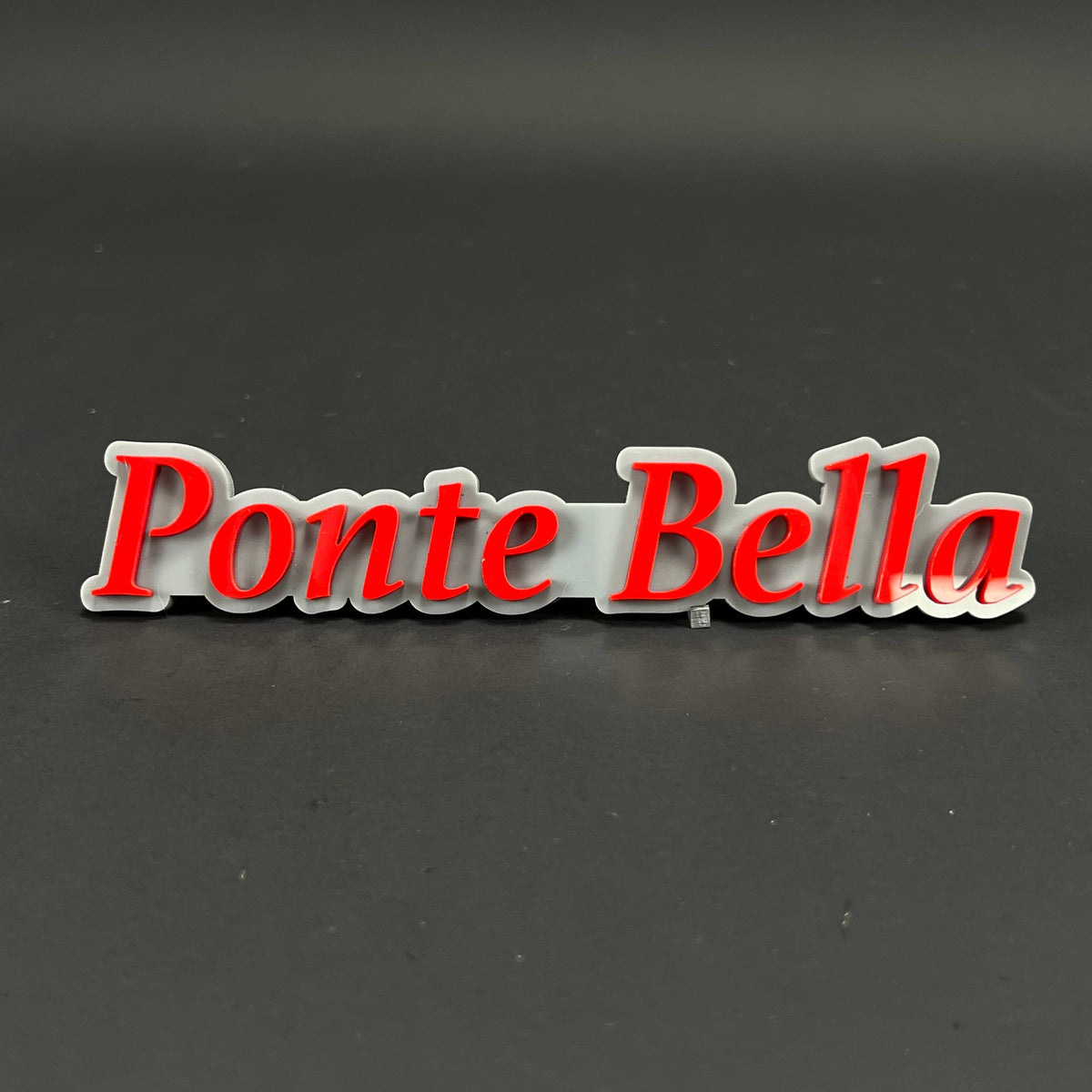 1PC Ponte Bella 3D Acrylic Badge - Car Truck Emblem Fender Sticker
