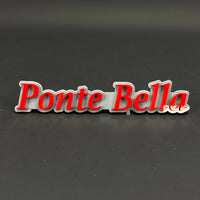 1PC Ponte Bella 3D Acrylic Badge - Car Truck Emblem Fender Sticker