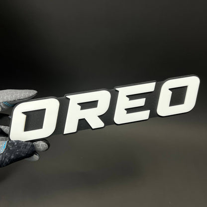 1PC OREO 3D Acrylic Badge - Car Truck Emblem Fender Tailgate Trunk Sticker