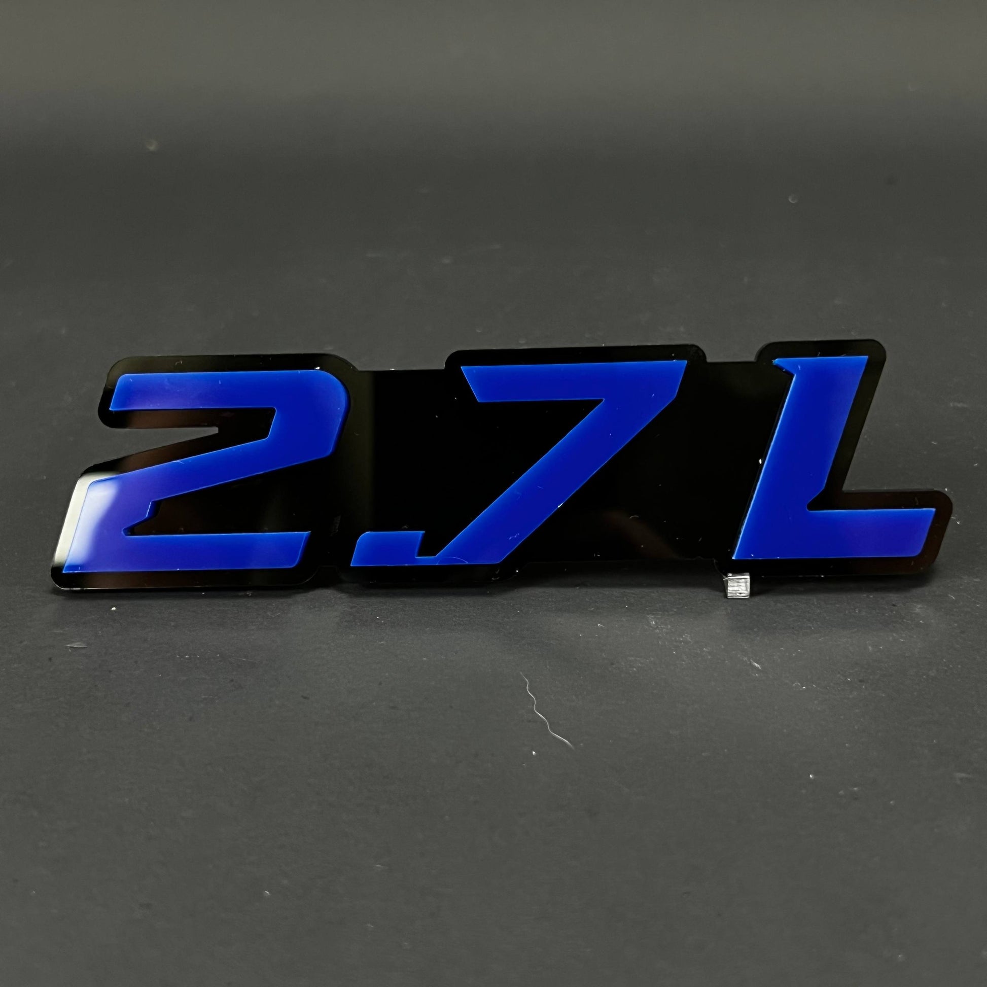 1PC 2.7L 3D Acrylic Badge - Car Truck Emblem Fender Tailgate Trunk Sticker