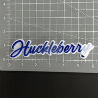 1PC Huckleberry 3D Acrylic Badge - Car Truck Emblem Fender Sticker