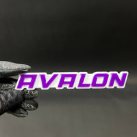 1PC AVALON 3D Acrylic Badge - Car Truck Emblem Fender Tailgate Trunk Sticker