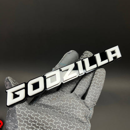 1PC GODZILLA 3D Acrylic Badge - Car Truck Emblem Fender Tailgate Trunk Sticker