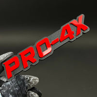 1PC PRO-4X 3D Acrylic Badge - Car Truck Emblem Fender Tailgate Trunk Sticker