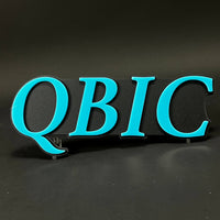 1PC QBIC 3D Acrylic Badge - Car Truck Emblem Fender Tailgate Trunk Sticker