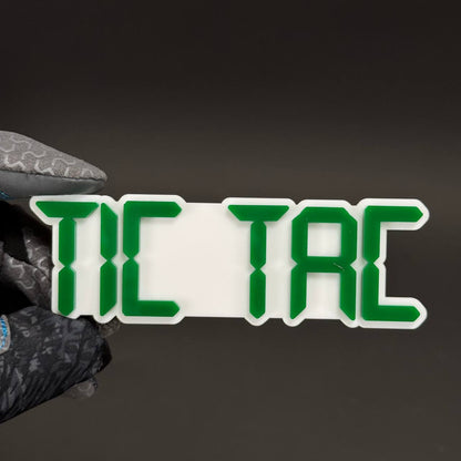 1PC TIC TAC 3D Acrylic Badge - Car Truck Emblem Fender Tailgate Trunk Sticker