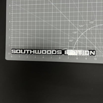 1PC SOUTHWOODS EDITION 3D Acrylic Badge - Car Truck Emblem Fender Sticker