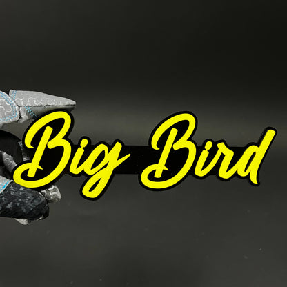 1PC Big Bird 3D Acrylic Badge - Car Truck Emblem Fender Tailgate Trunk Sticker