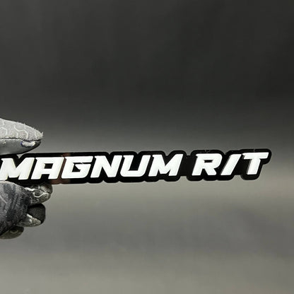 1PC MAGNUM R/T 3D Acrylic Badge - Car Truck Emblem Fender Tailgate Trunk Sticker