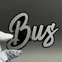 1PC Bus 3D Acrylic Badge - Car Truck Emblem Fender Tailgate Trunk Sticker