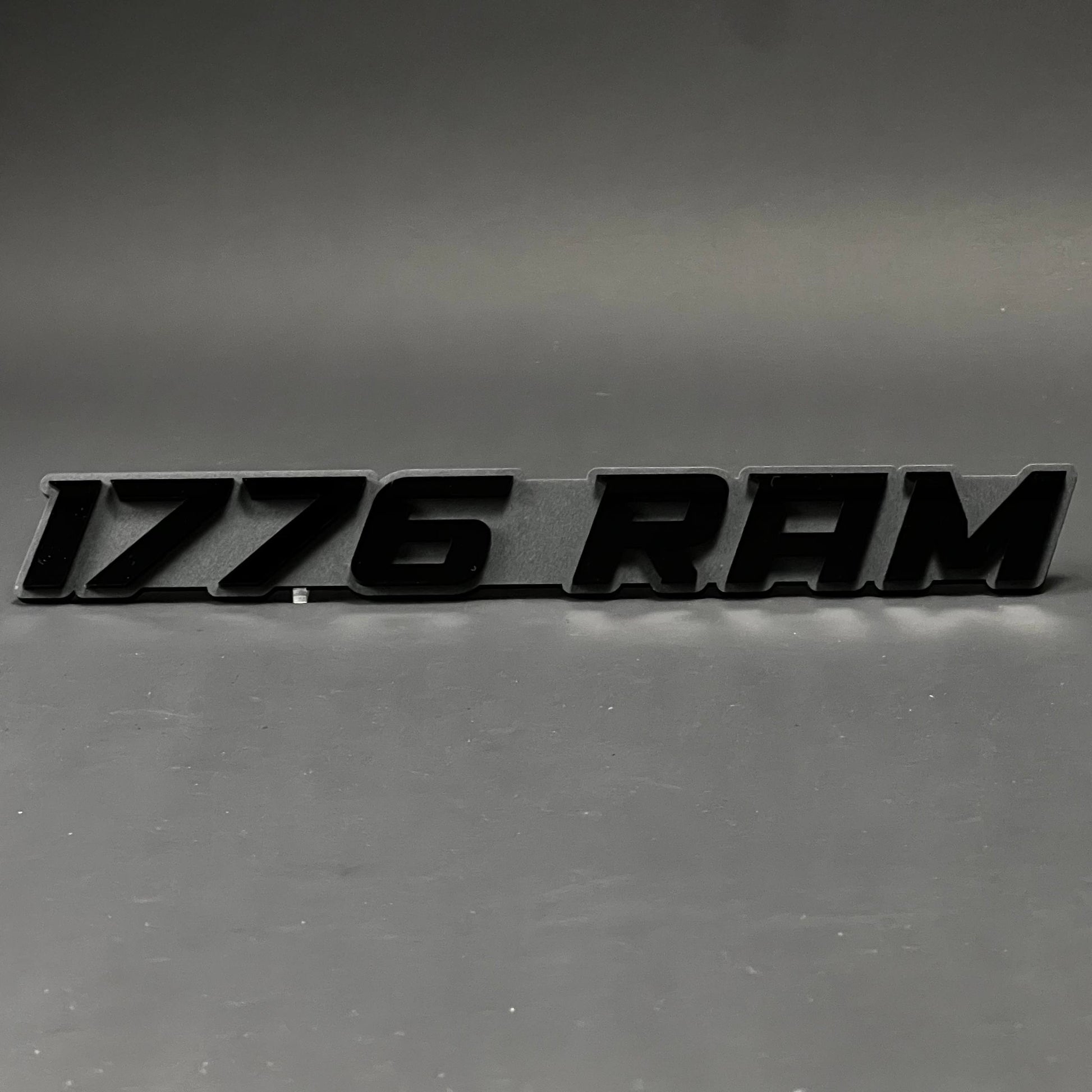1PC 1776 RAM 3D Acrylic Badge - Car Truck Emblem Fender Tailgate Trunk Sticker