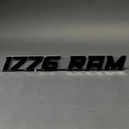 1PC 1776 RAM 3D Acrylic Badge - Car Truck Emblem Fender Tailgate Trunk Sticker