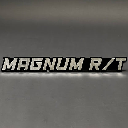 1PC MAGNUM R/T 3D Acrylic Badge - Car Truck Emblem Fender Tailgate Trunk Sticker