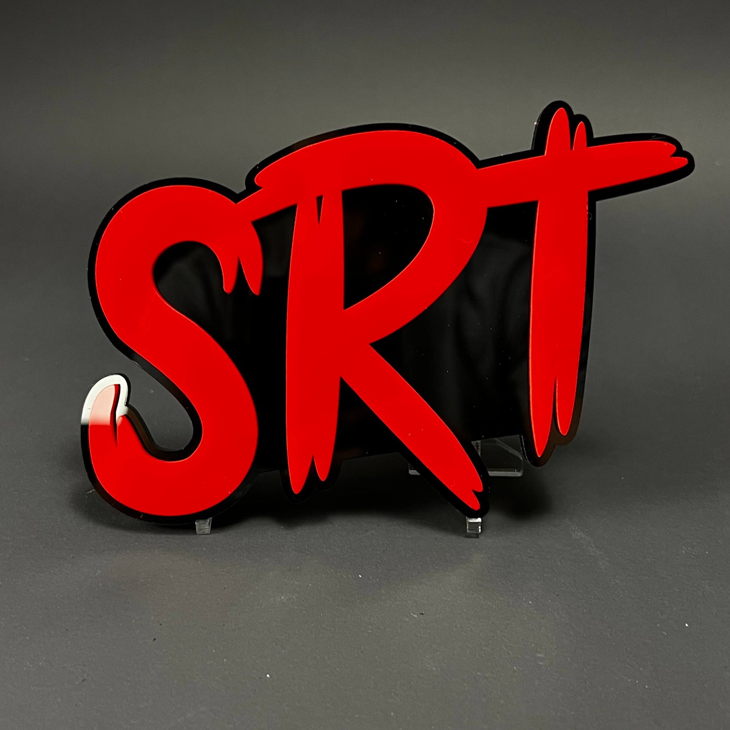 1PC SRT 3D Acrylic Badge - Car Truck Emblem Fender Tailgate Trunk Sticker