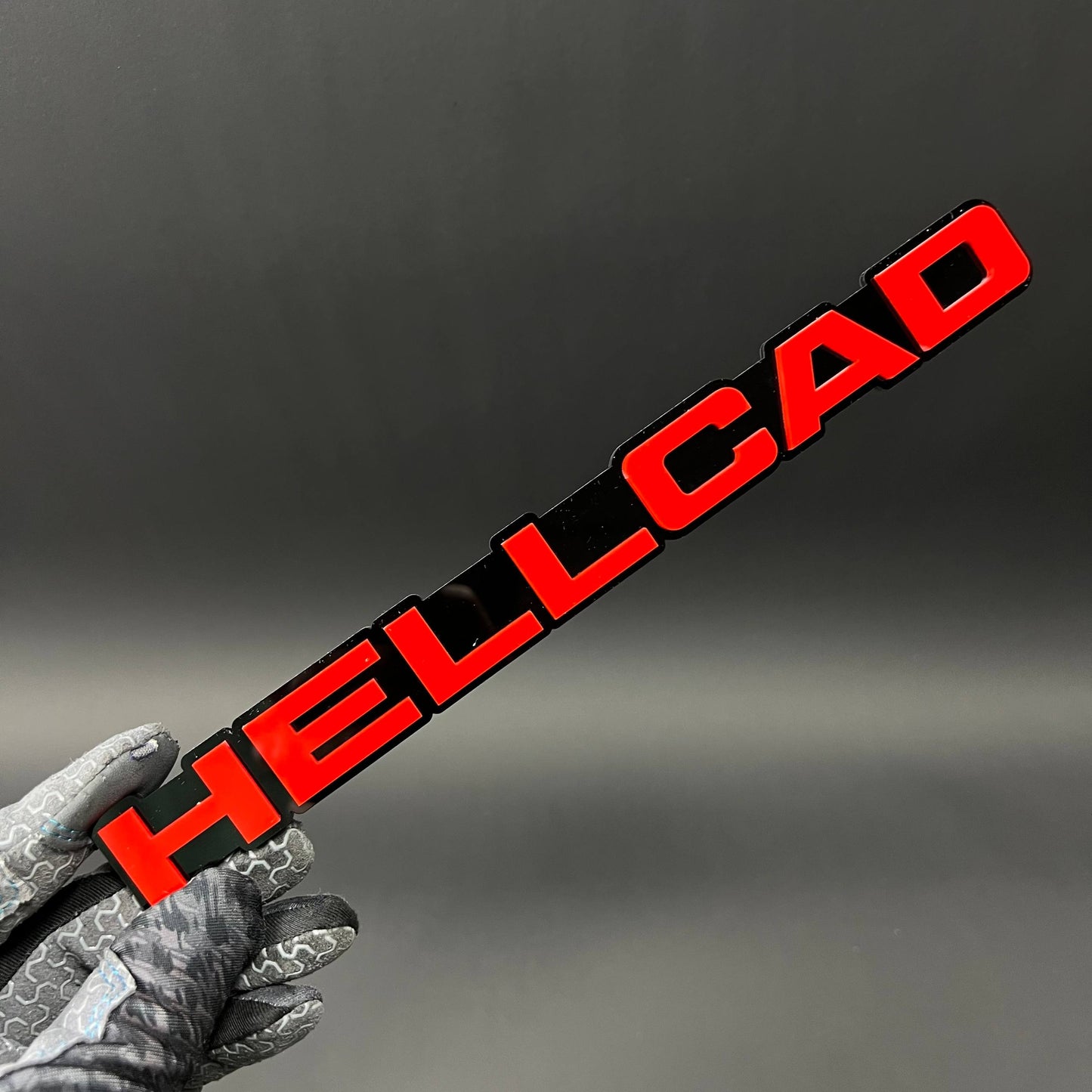 1PC HELLCAD 3D Acrylic Badge - Car Truck Emblem Fender Tailgate Trunk Sticker