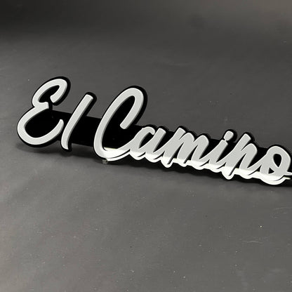 1PC El Camino 3D Acrylic Badge - Car Truck Emblem Fender Tailgate Trunk Sticker